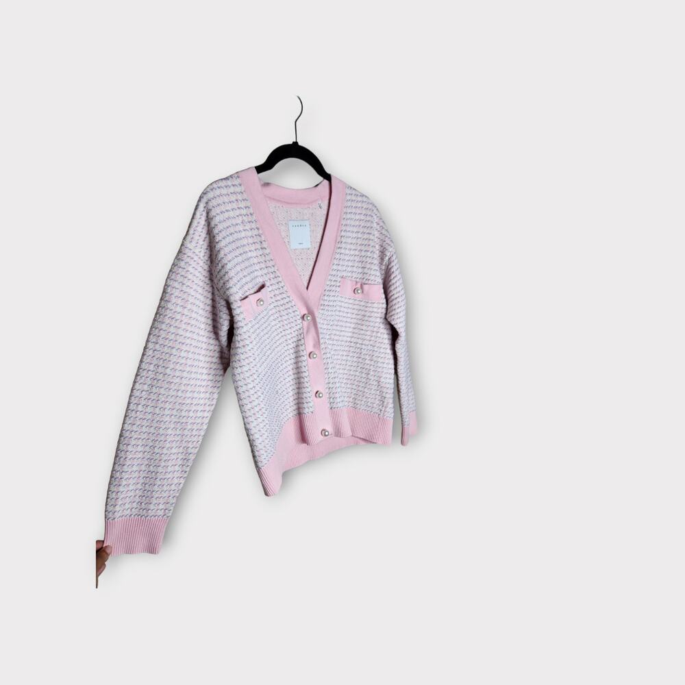Sandro Pink Women's Cardigan - Picture 3 of 12